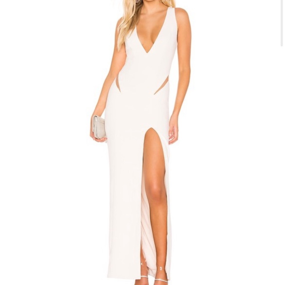 NBD TWEET GOWN IN IVORY